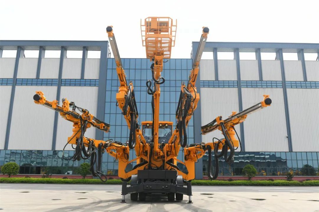 Application of Three-arm Rock Drilling Trolley for Weak Surrounding Rock Tunnel