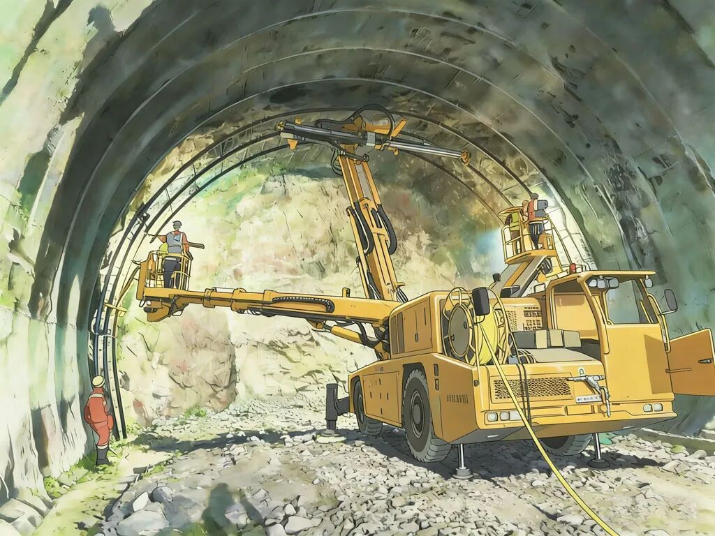 Mechanized Construction of Highway Tunnels based on Information Technology