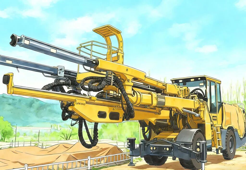 Analysis of Efficient Excavation Performance of Three-Arm Rock Drilling Jumbo Based on Mechanized Construction in Complex Geological Tunnels